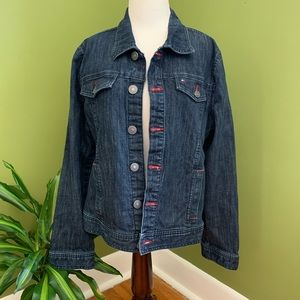 Toomy Hilfiger denim jacket, medium.